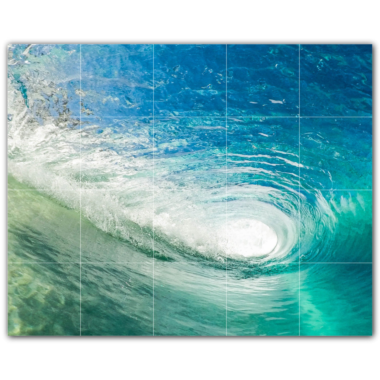 Waves Ocean Photo Tile Murals