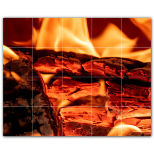 Fire Flame Photo Tile Murals