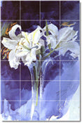 Flower Painting Tile Murals
