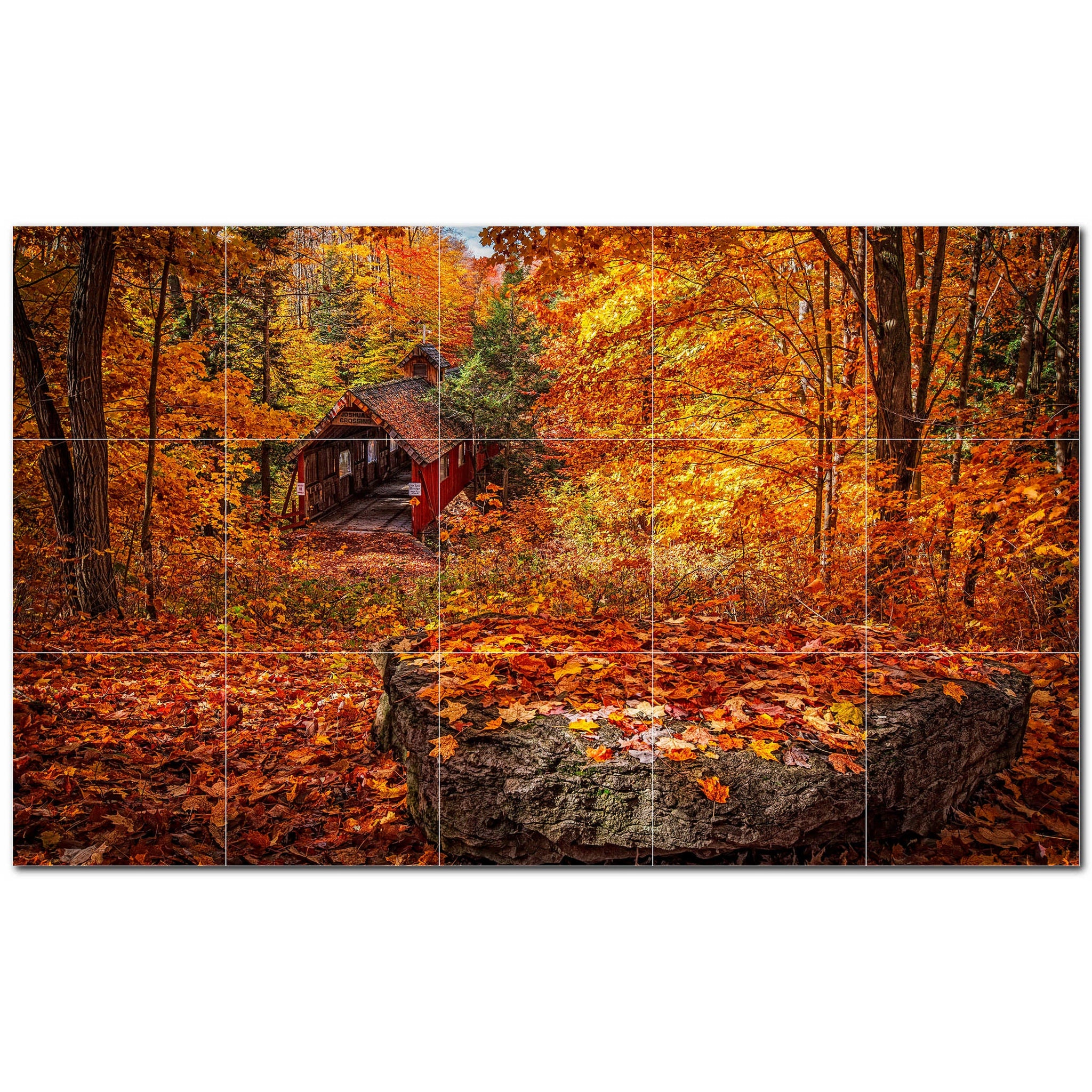 autumn ceramic tile wall mural kitchen backsplash bathroom shower p500009