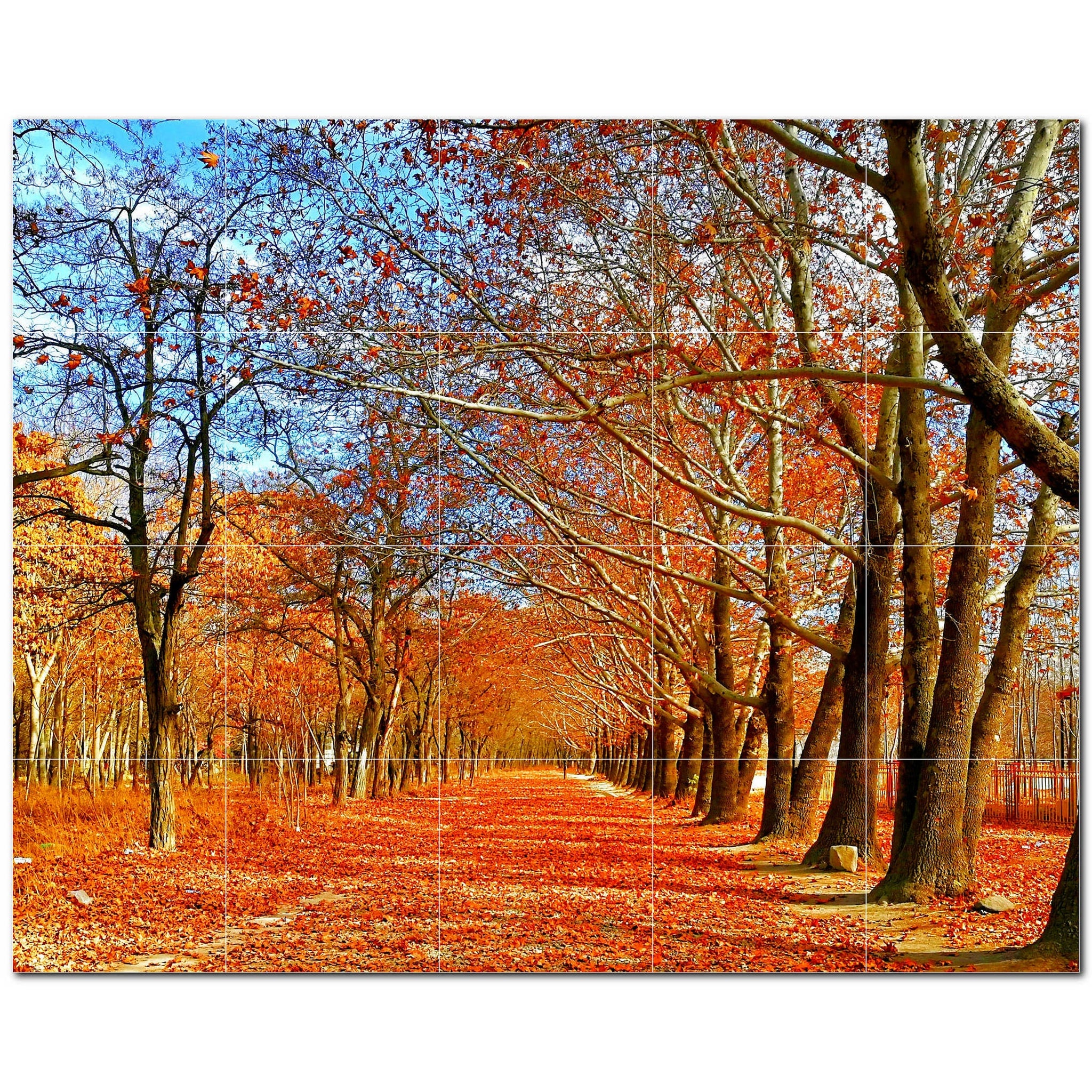 autumn ceramic tile wall mural kitchen backsplash bathroom shower p500014