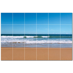 beach ceramic tile wall mural kitchen backsplash bathroom shower p500044