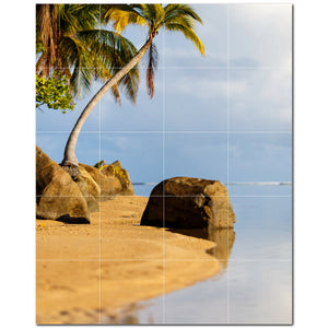 beach ceramic tile wall mural kitchen backsplash bathroom shower p500045