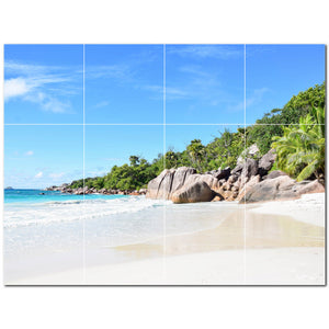 beach ceramic tile wall mural kitchen backsplash bathroom shower p500056