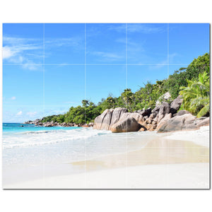 beach ceramic tile wall mural kitchen backsplash bathroom shower p500056