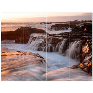 beach ceramic tile wall mural kitchen backsplash bathroom shower p500057