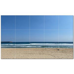 beach ceramic tile wall mural kitchen backsplash bathroom shower p500058