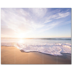 beach ceramic tile wall mural kitchen backsplash bathroom shower p500059