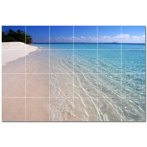 beach ceramic tile wall mural kitchen backsplash bathroom shower p500062