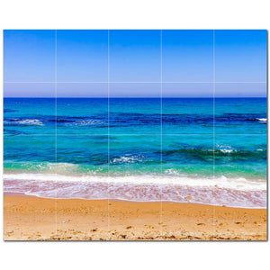 beach ceramic tile wall mural kitchen backsplash bathroom shower p500067