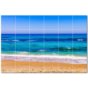 beach ceramic tile wall mural kitchen backsplash bathroom shower p500067