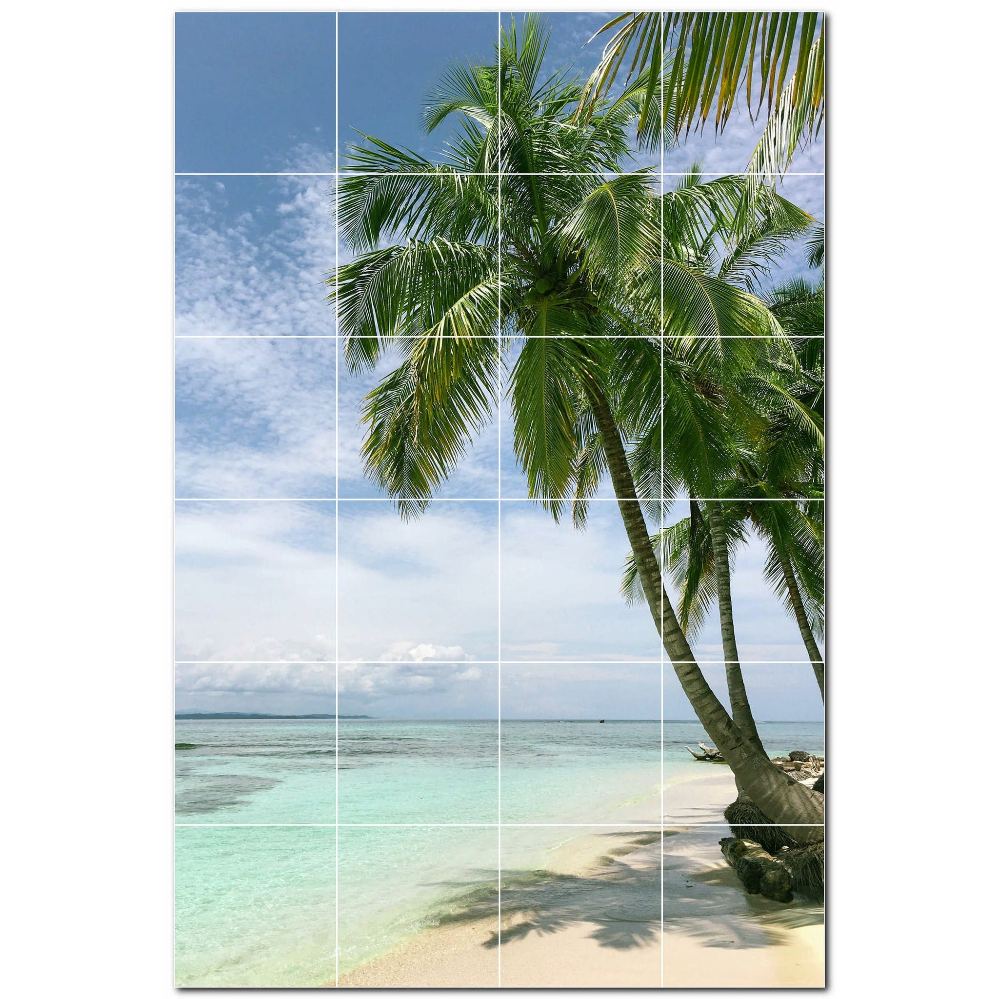 beach ceramic tile wall mural kitchen backsplash bathroom shower p500070