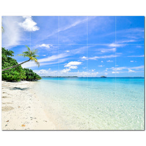 beach ceramic tile wall mural kitchen backsplash bathroom shower p500079