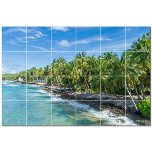 beach ceramic tile wall mural kitchen backsplash bathroom shower p500081