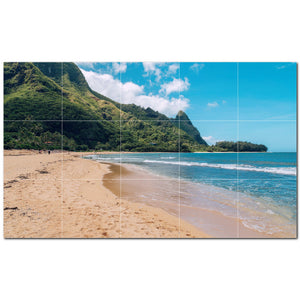 beach ceramic tile wall mural kitchen backsplash bathroom shower p500102