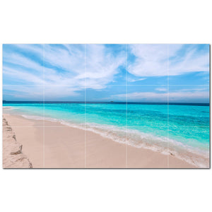 beach ceramic tile wall mural kitchen backsplash bathroom shower p500106