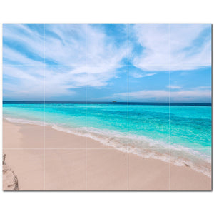 beach ceramic tile wall mural kitchen backsplash bathroom shower p500106