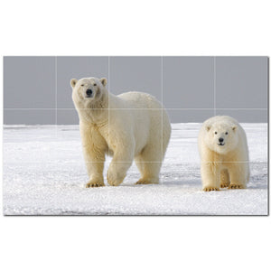 bear ceramic tile wall mural kitchen backsplash bathroom shower p500111