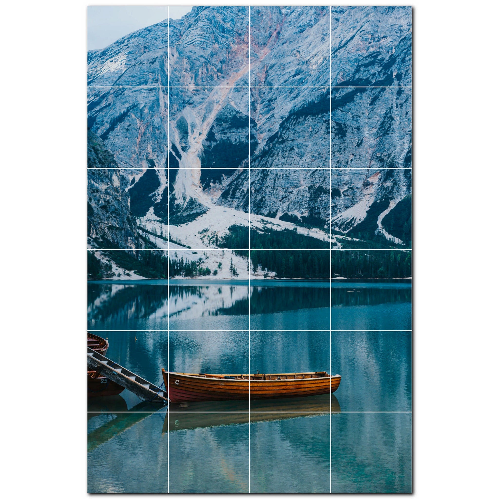 boat ceramic tile wall mural kitchen backsplash bathroom shower p500239