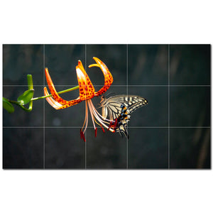 butterfly ceramic tile wall mural kitchen backsplash bathroom shower p500276