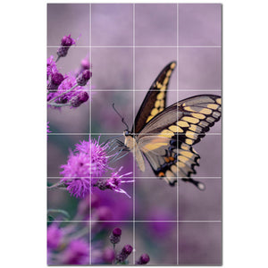 butterfly ceramic tile wall mural kitchen backsplash bathroom shower p500278