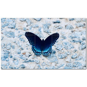 butterfly ceramic tile wall mural kitchen backsplash bathroom shower p500279