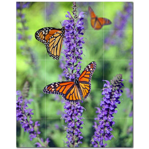 butterfly ceramic tile wall mural kitchen backsplash bathroom shower p500288