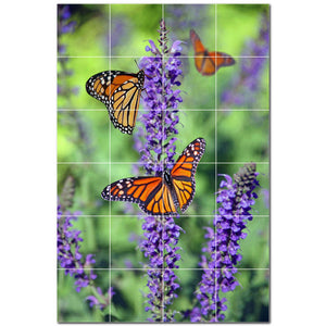 butterfly ceramic tile wall mural kitchen backsplash bathroom shower p500288