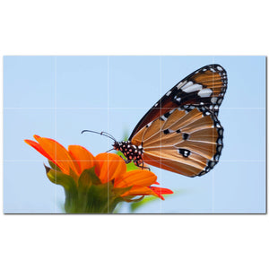 butterfly ceramic tile wall mural kitchen backsplash bathroom shower p500289