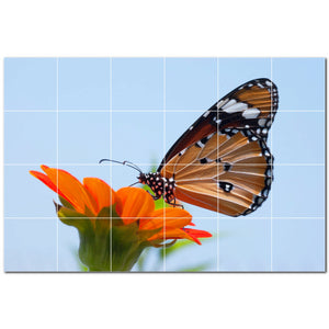 butterfly ceramic tile wall mural kitchen backsplash bathroom shower p500289