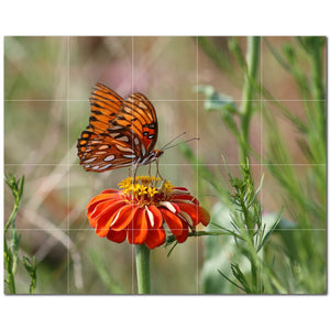 butterfly ceramic tile wall mural kitchen backsplash bathroom shower p500293