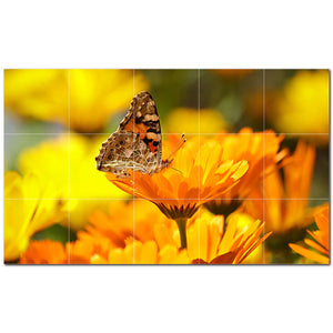 butterfly ceramic tile wall mural kitchen backsplash bathroom shower p500300