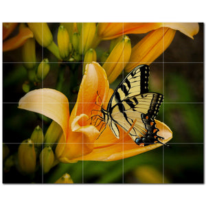 butterfly ceramic tile wall mural kitchen backsplash bathroom shower p500303