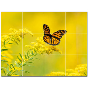 butterfly ceramic tile wall mural kitchen backsplash bathroom shower p500312