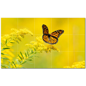 butterfly ceramic tile wall mural kitchen backsplash bathroom shower p500312