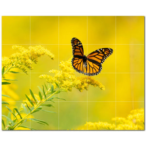 butterfly ceramic tile wall mural kitchen backsplash bathroom shower p500312