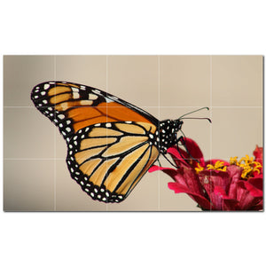 butterfly ceramic tile wall mural kitchen backsplash bathroom shower p500313