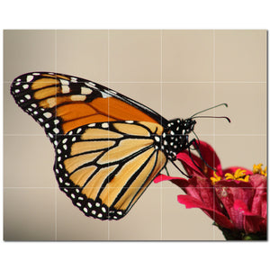 butterfly ceramic tile wall mural kitchen backsplash bathroom shower p500313