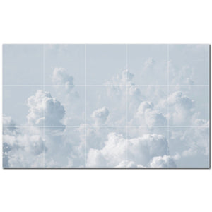 clouds ceramic tile wall mural kitchen backsplash bathroom shower p500376