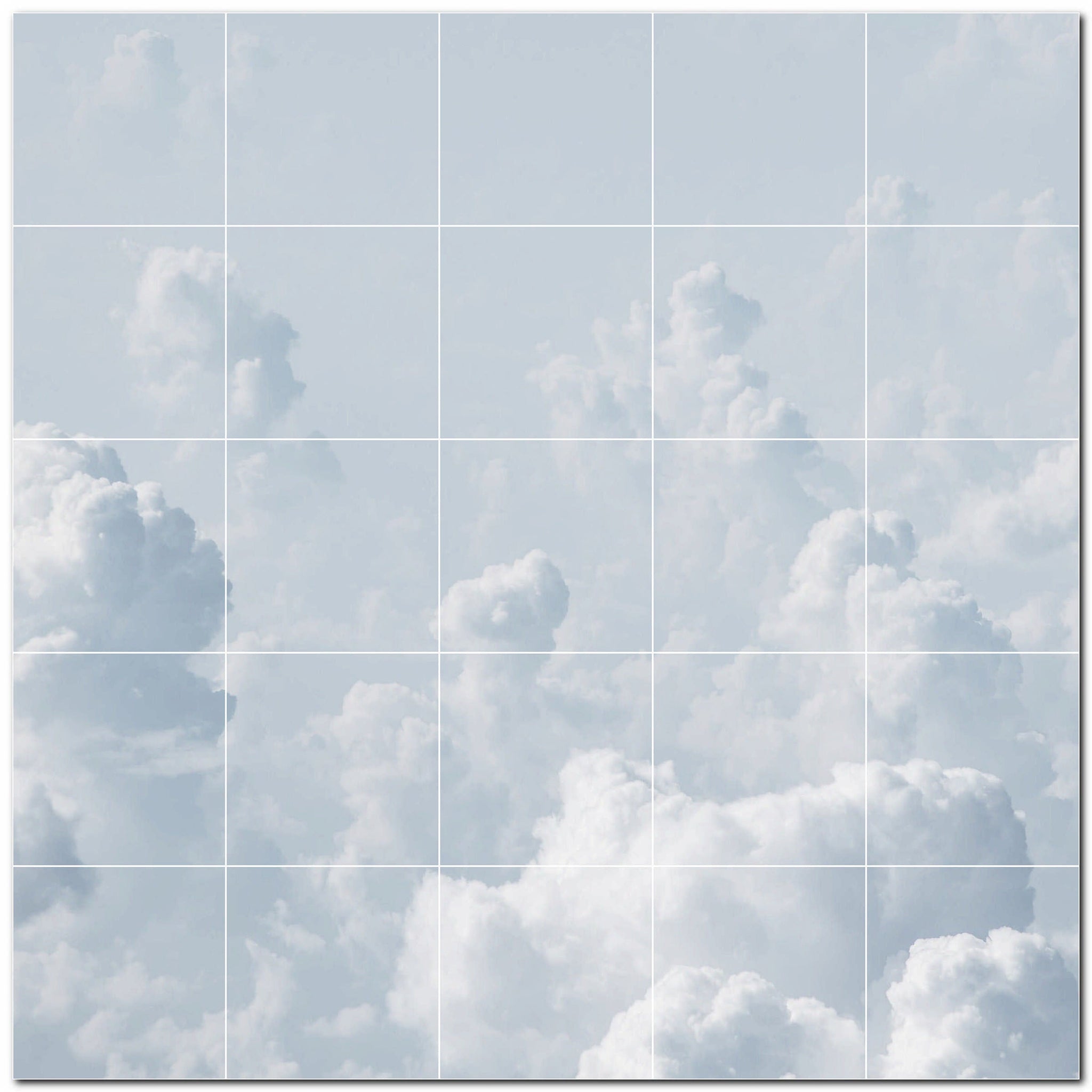 clouds ceramic tile wall mural kitchen backsplash bathroom shower p500376