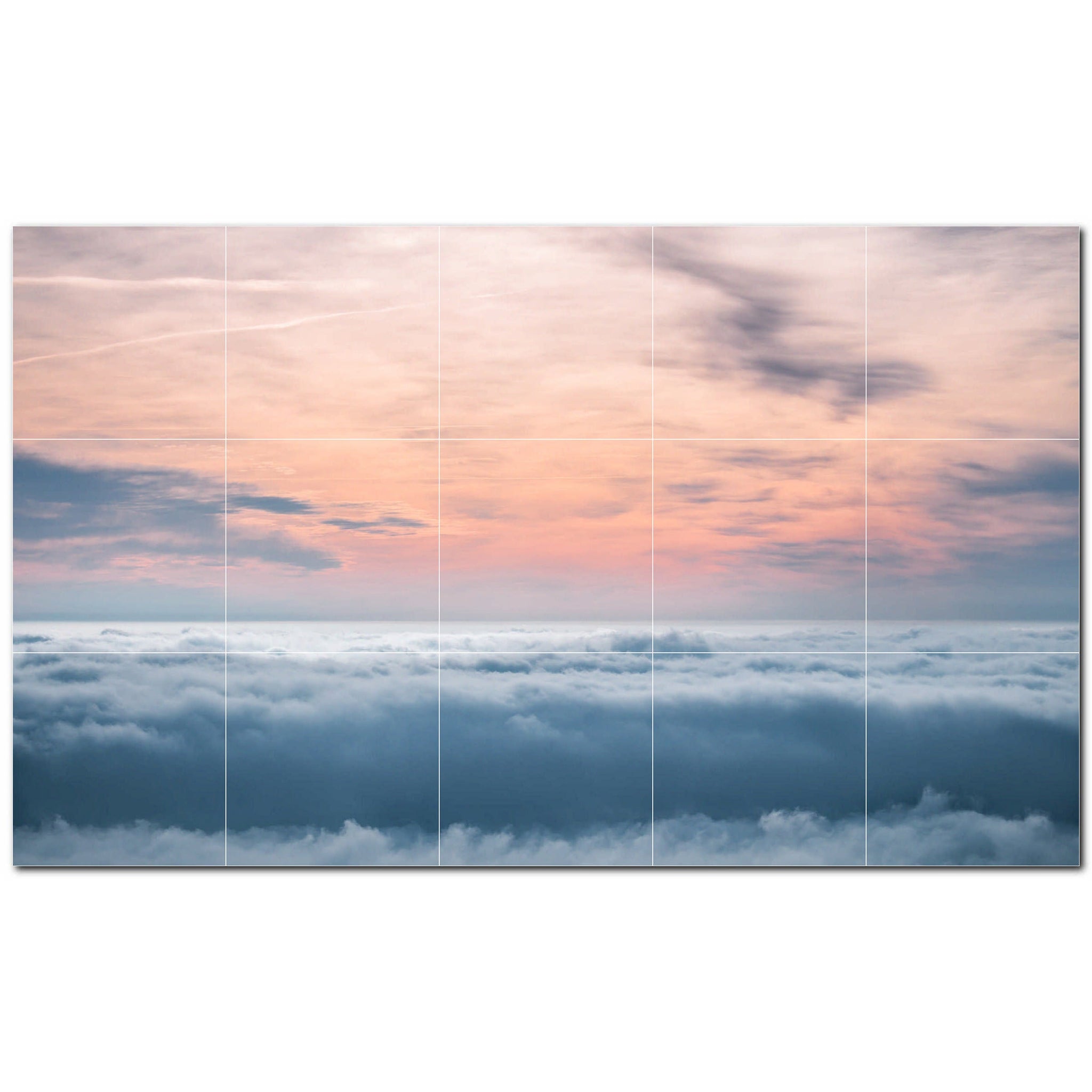 clouds ceramic tile wall mural kitchen backsplash bathroom shower p500382