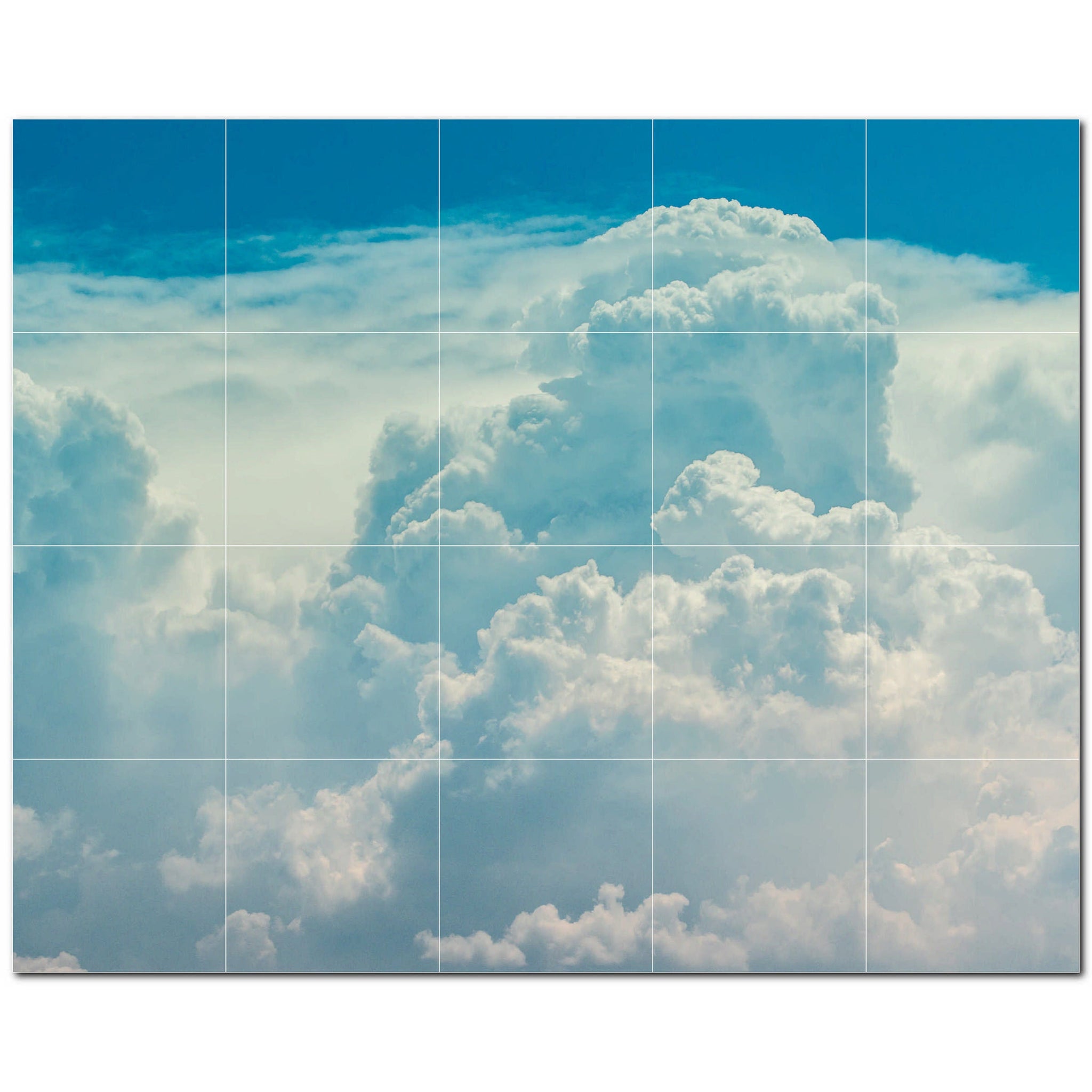 clouds ceramic tile wall mural kitchen backsplash bathroom shower p500383