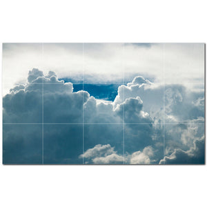 clouds ceramic tile wall mural kitchen backsplash bathroom shower p500388