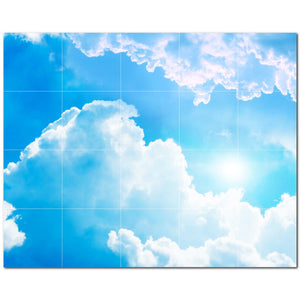 clouds ceramic tile wall mural kitchen backsplash bathroom shower p500389