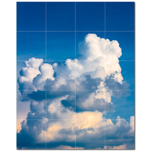 clouds ceramic tile wall mural kitchen backsplash bathroom shower p500390