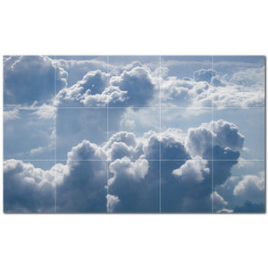 clouds ceramic tile wall mural kitchen backsplash bathroom shower p500394