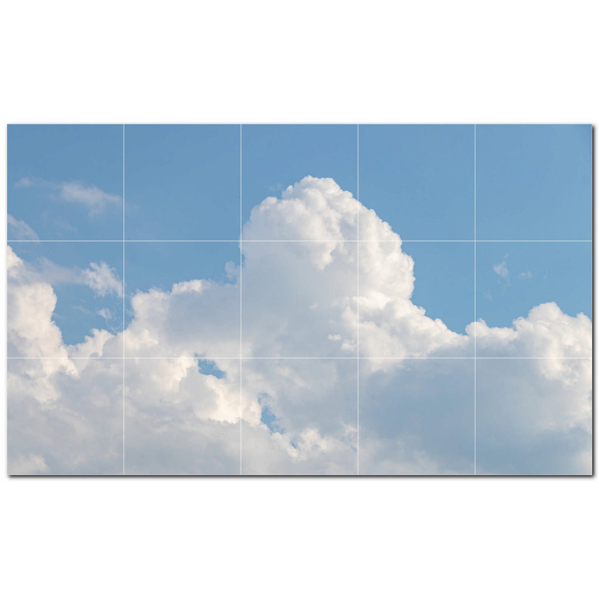 clouds ceramic tile wall mural kitchen backsplash bathroom shower p500395