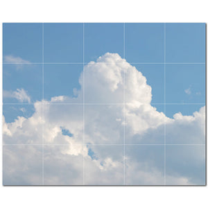 clouds ceramic tile wall mural kitchen backsplash bathroom shower p500395