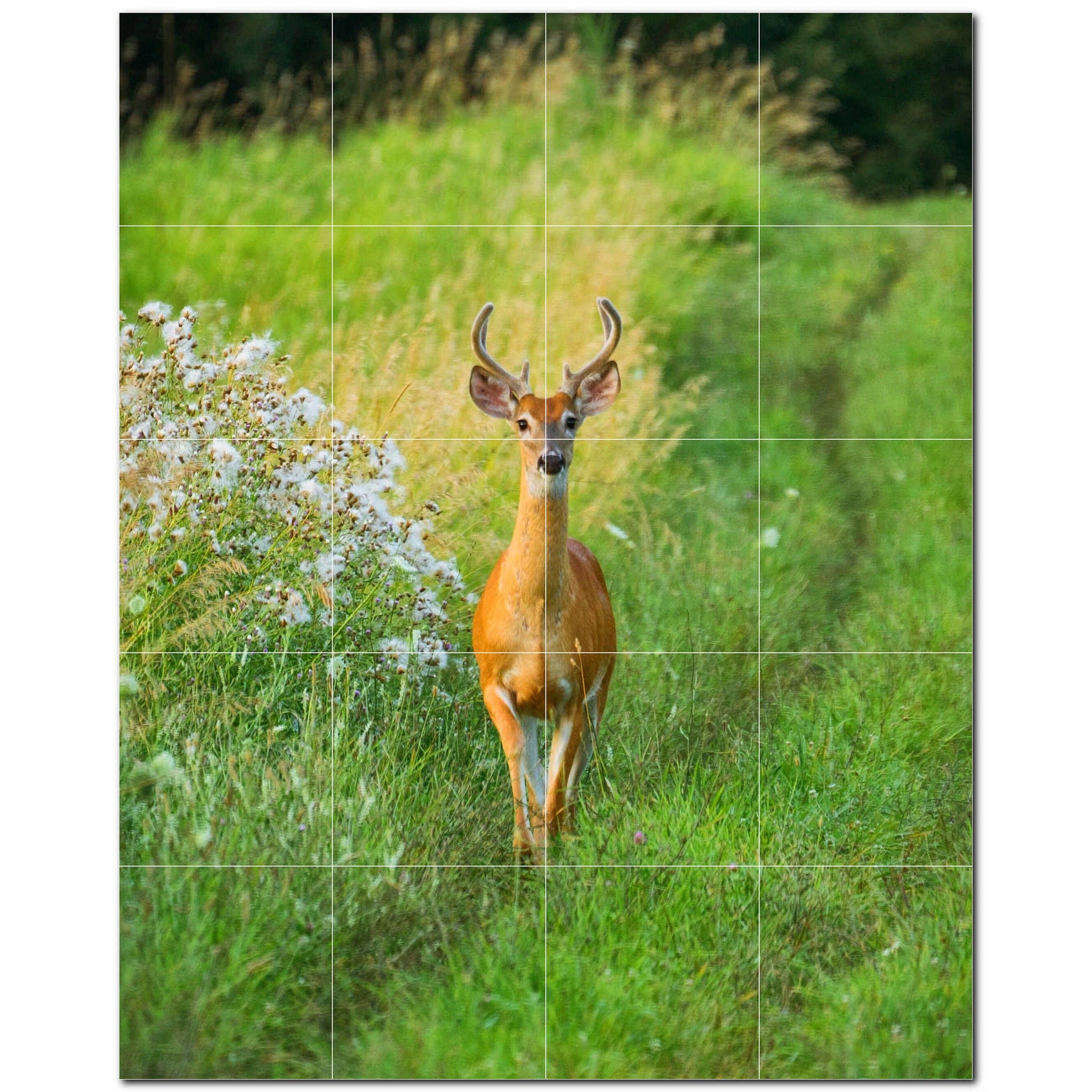 deer ceramic tile wall mural kitchen backsplash bathroom shower p500442