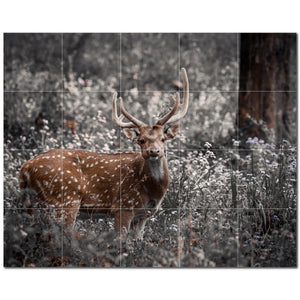 deer ceramic tile wall mural kitchen backsplash bathroom shower p500443